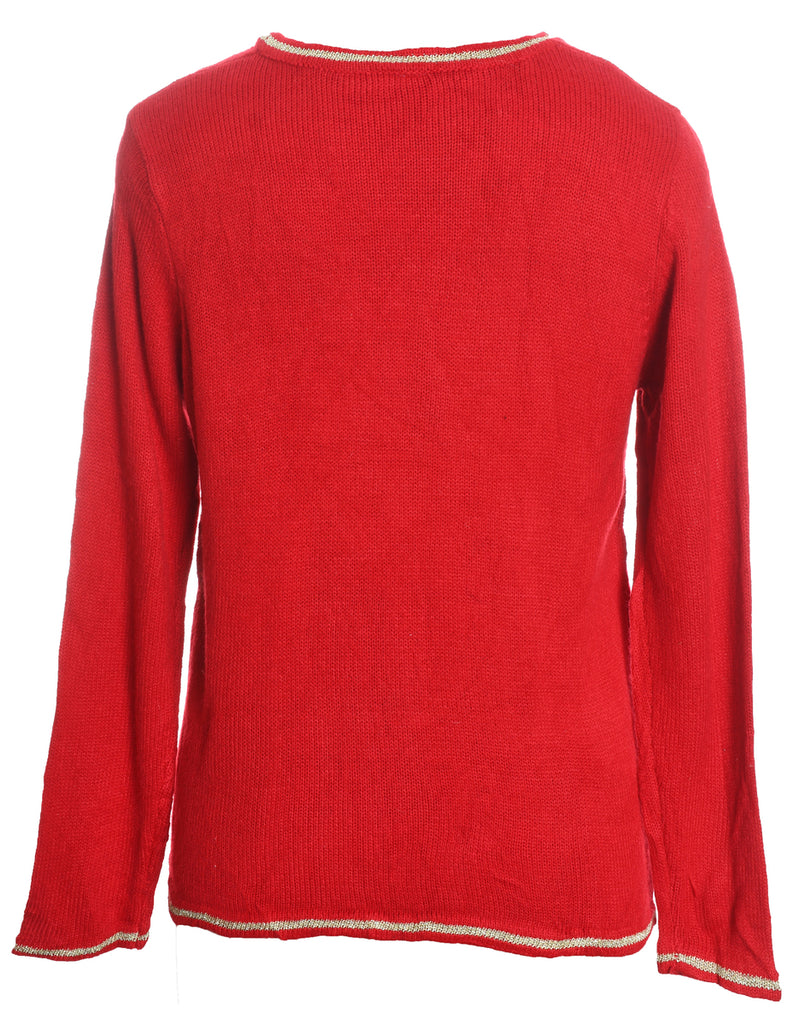 Santa Claus Christmas Jumper - M