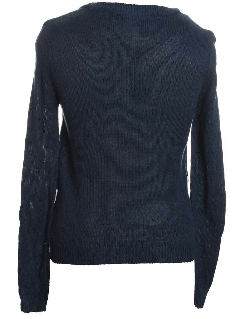 Santa Claus Christmas Jumper - M