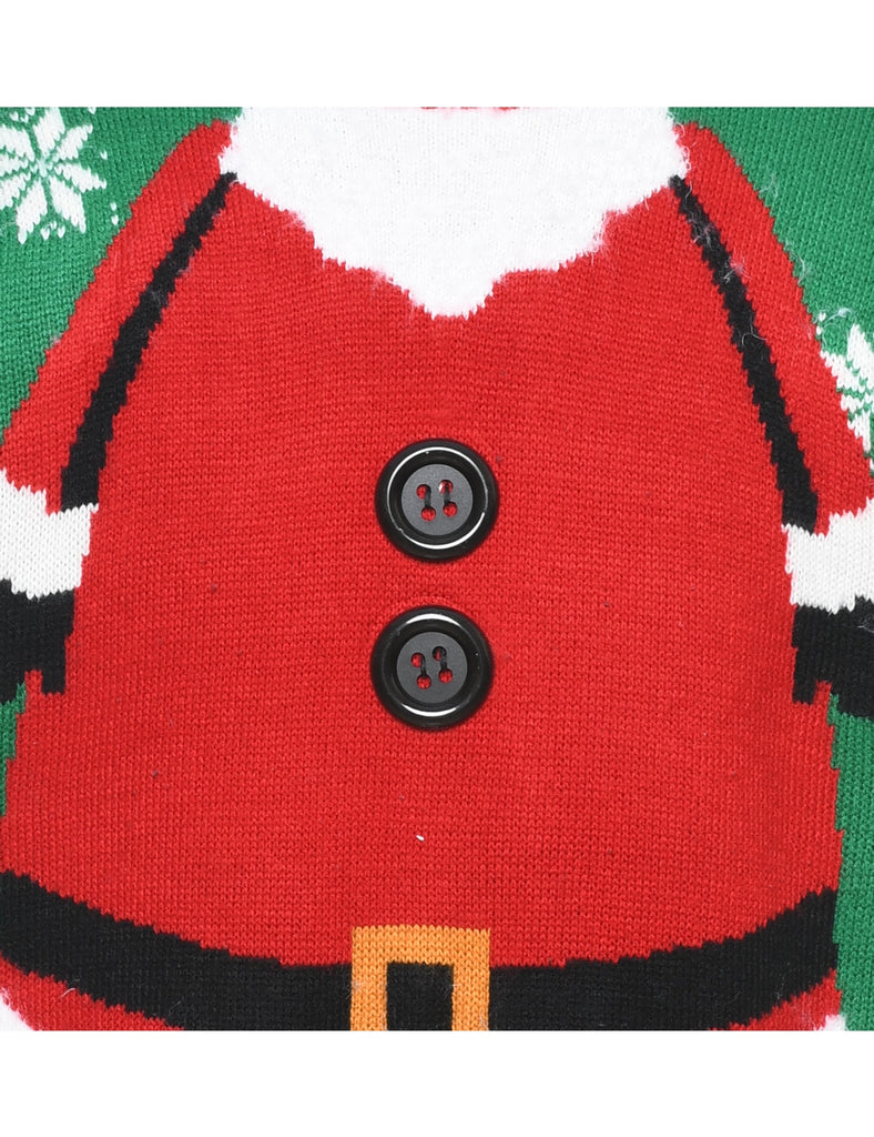 Santa Claus Christmas Jumper - M