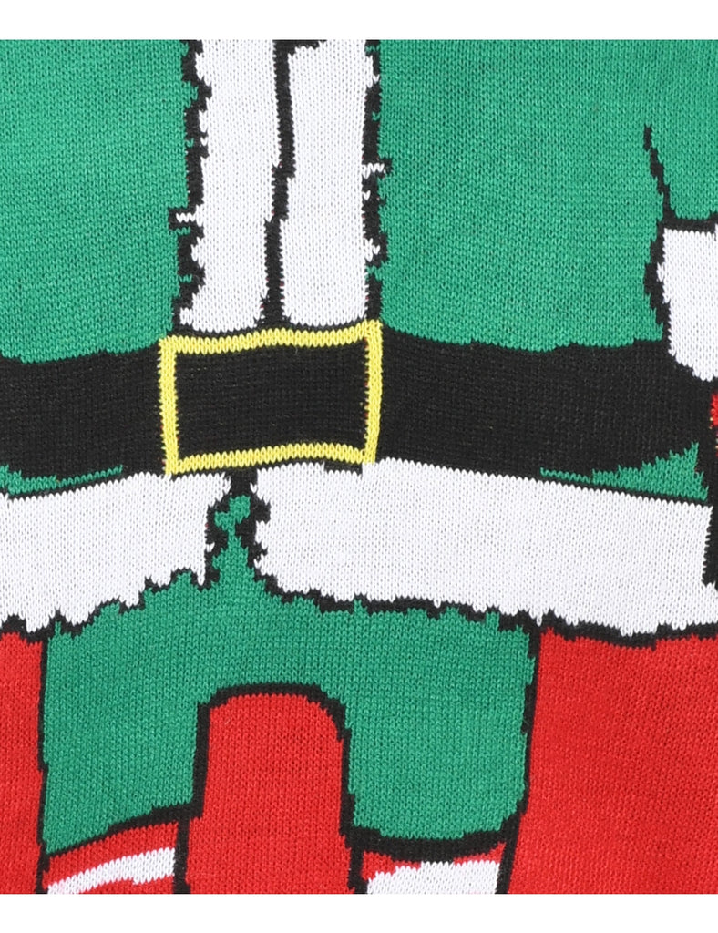 Santa Claus Christmas Jumper - L