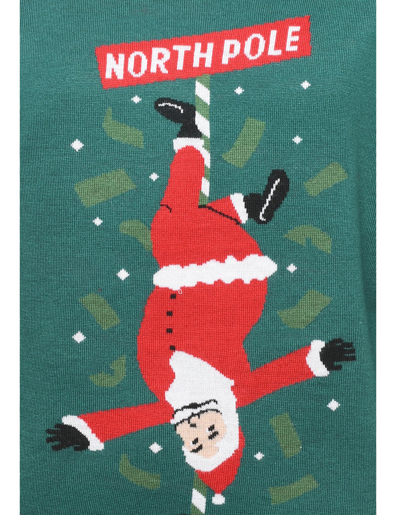 Santa Claus Christmas Jumper - M