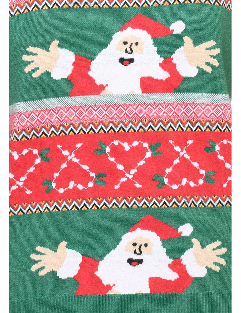Santa Claus Christmas Jumper - S