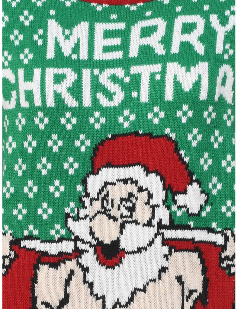 Santa Claus Christmas Jumper - S