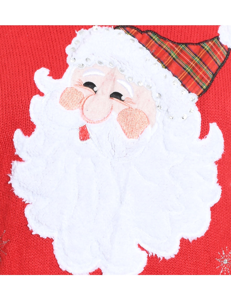 Santa Claus Christmas Jumper - M