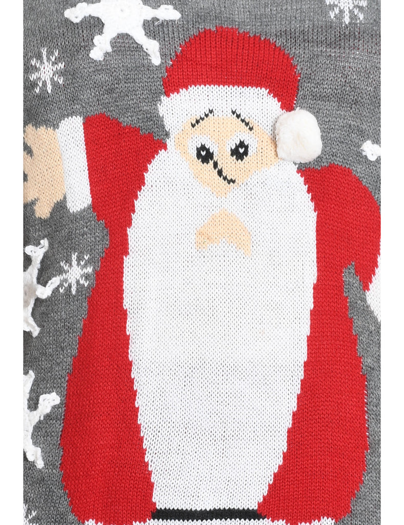 Santa Claus Christmas Jumper - L