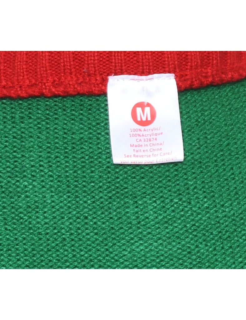 Santa Claus Christmas Jumper - M