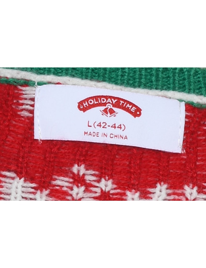 Santa Claus Christmas Jumper - L