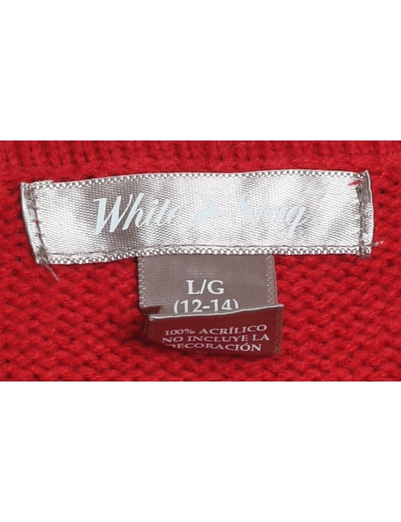 Santa Claus Christmas Jumper - L