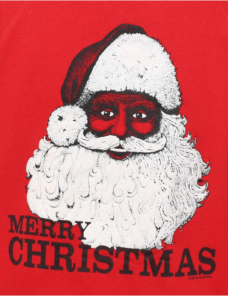 Santa Claus Christmas Sweatshirt - L