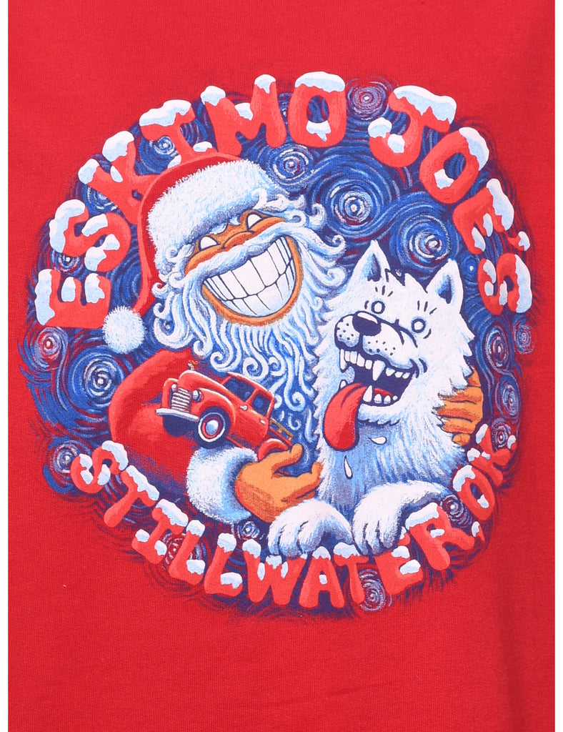 Santa Claus Christmas Sweatshirt - L