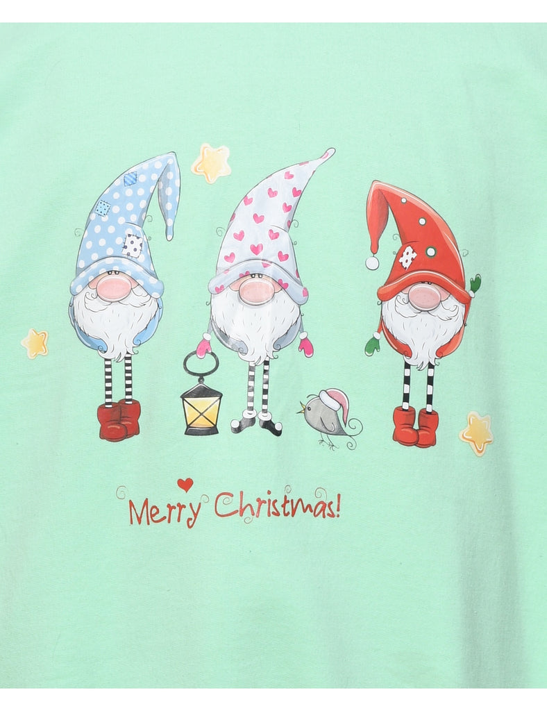 Santa Claus Christmas Sweatshirt - L