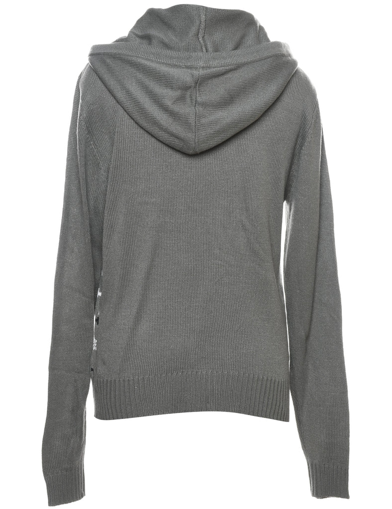 Santa Claus Hooded Christmas Jumper - XL