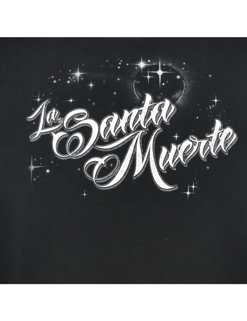 Santa Muerte Printed T-shirt - L