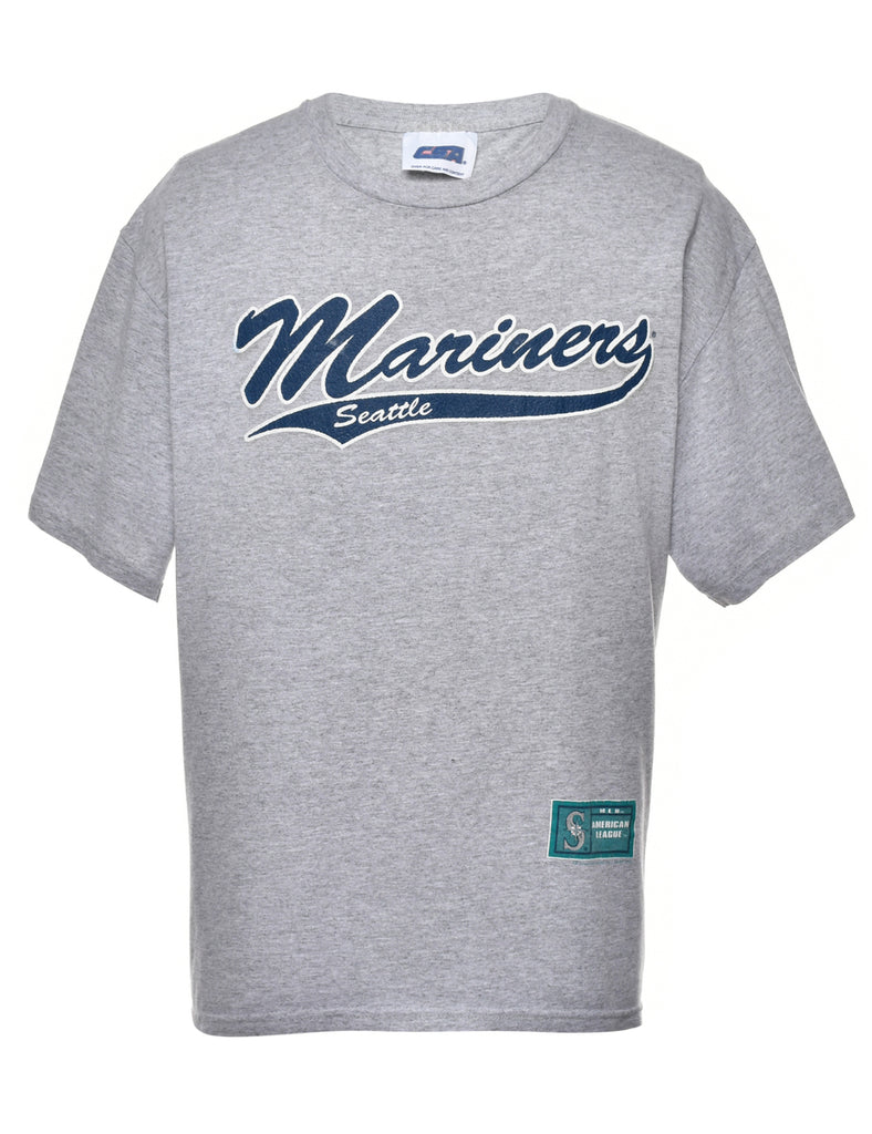 Seattle Mariners Baseball Printed T-shirt - L