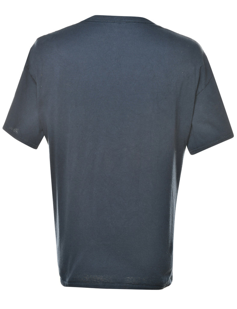 Seattle Seahawks Printed Navy T-shirt - XL
