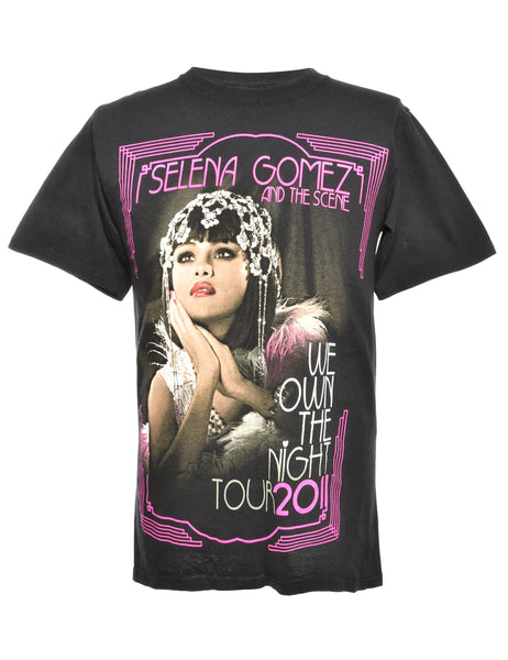 Unisex Selena Gomez Band T-shirt Black, S | Beyond Retro