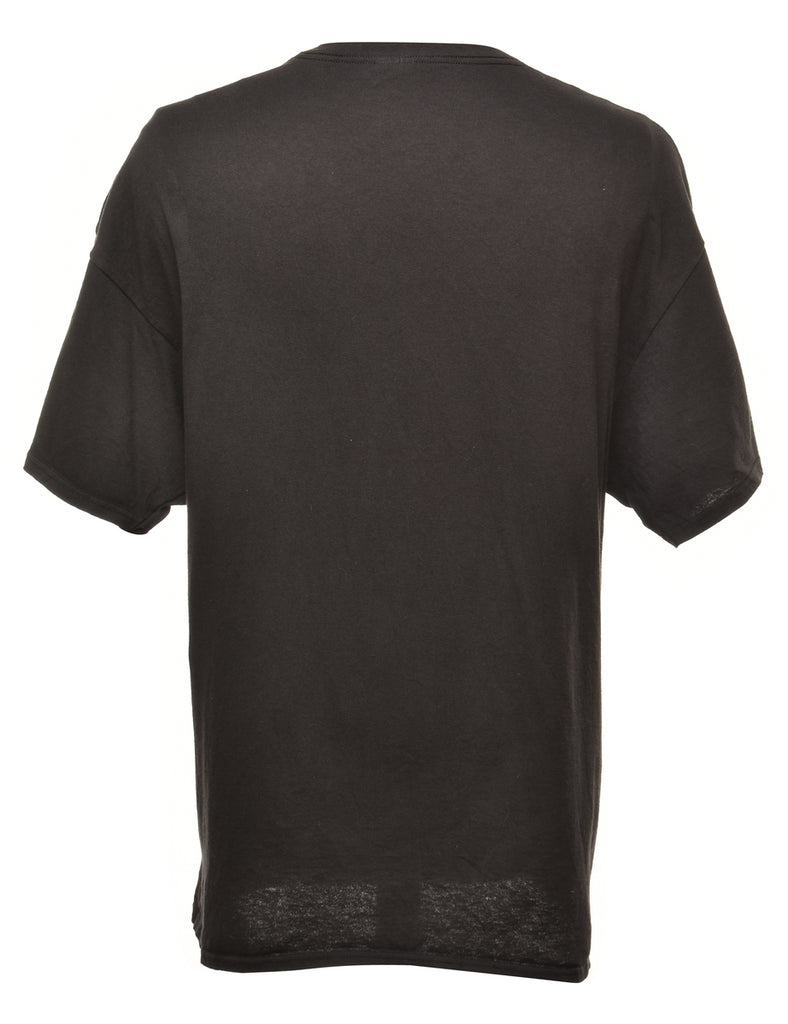 Skeleton Printed Y2K T-shirt - XL