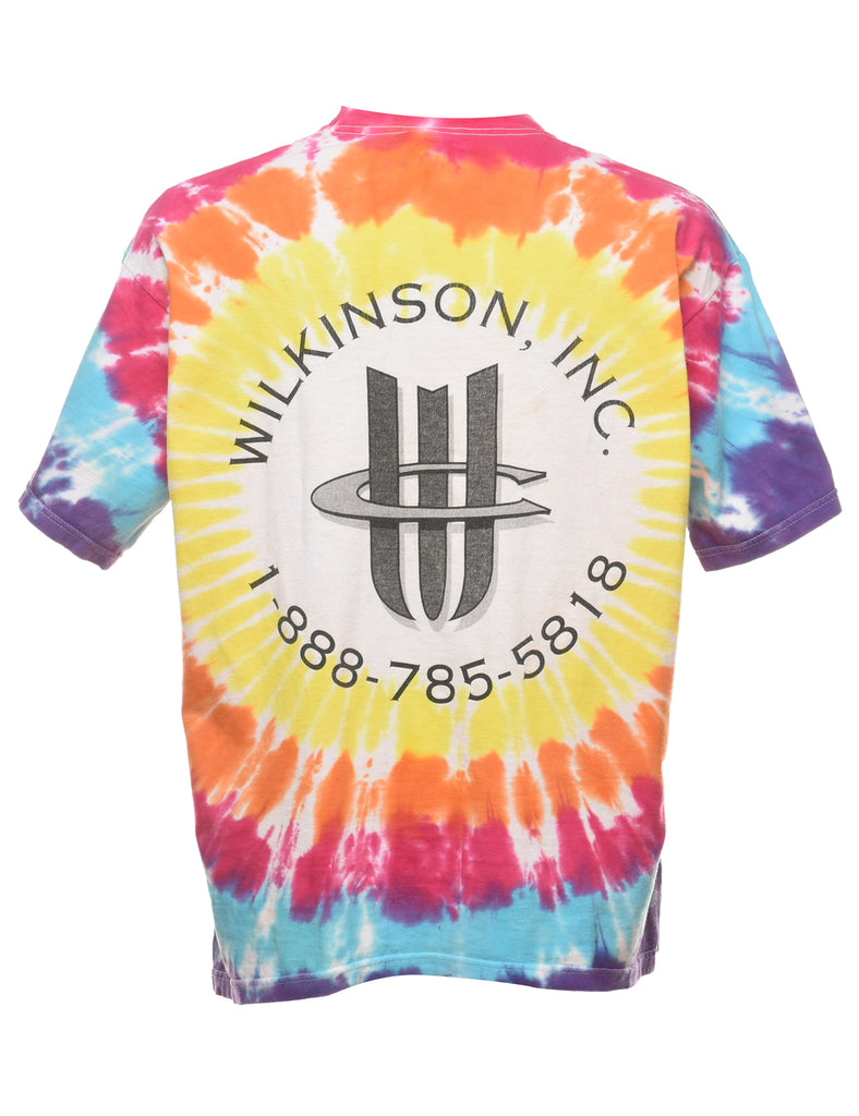 Skull Design Multi-Colur Wilkinson, Inc. Printed T-shirt - XL