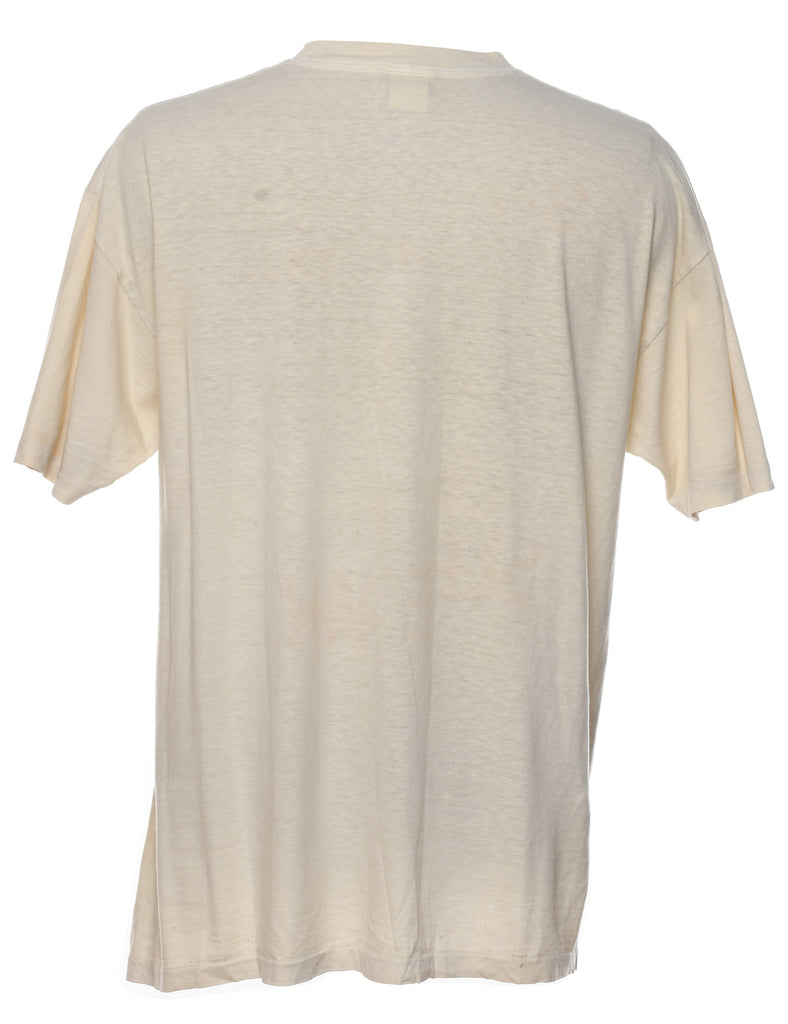 Sleep Team Design Multi-Colour Printed T-Shirt - XL
