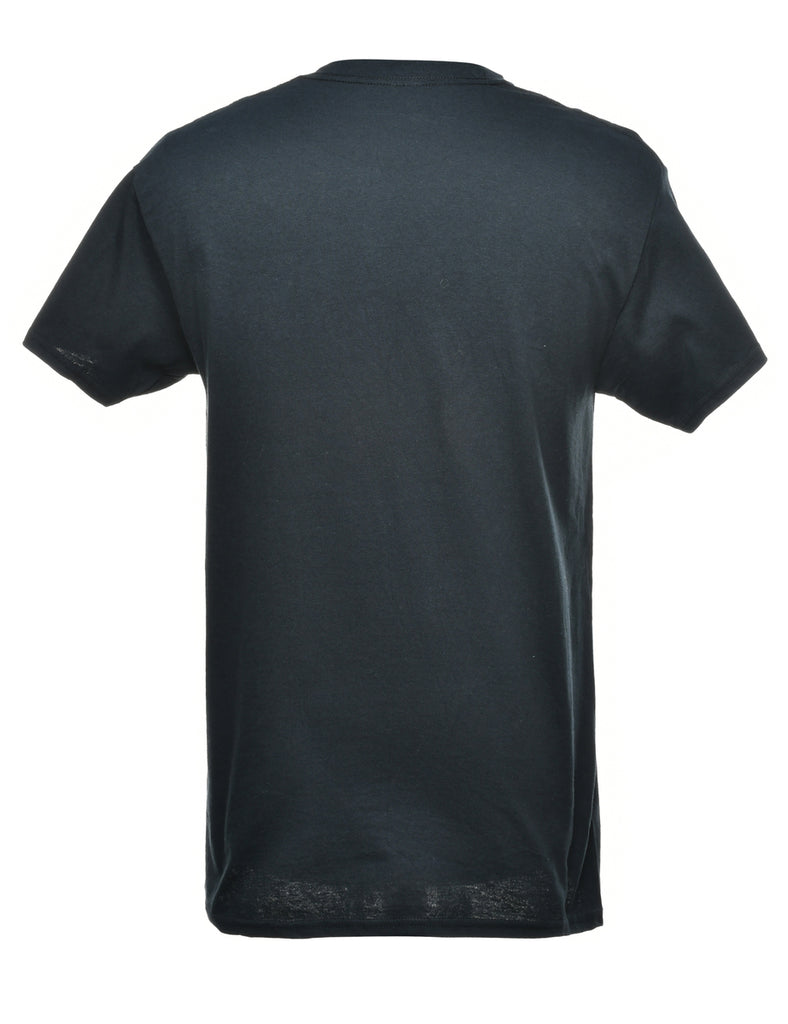 Slogan Printed T-shirt - M