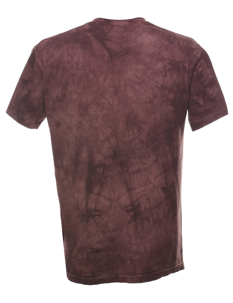 Sloth Design The Mountain Brown T-Shirt - M