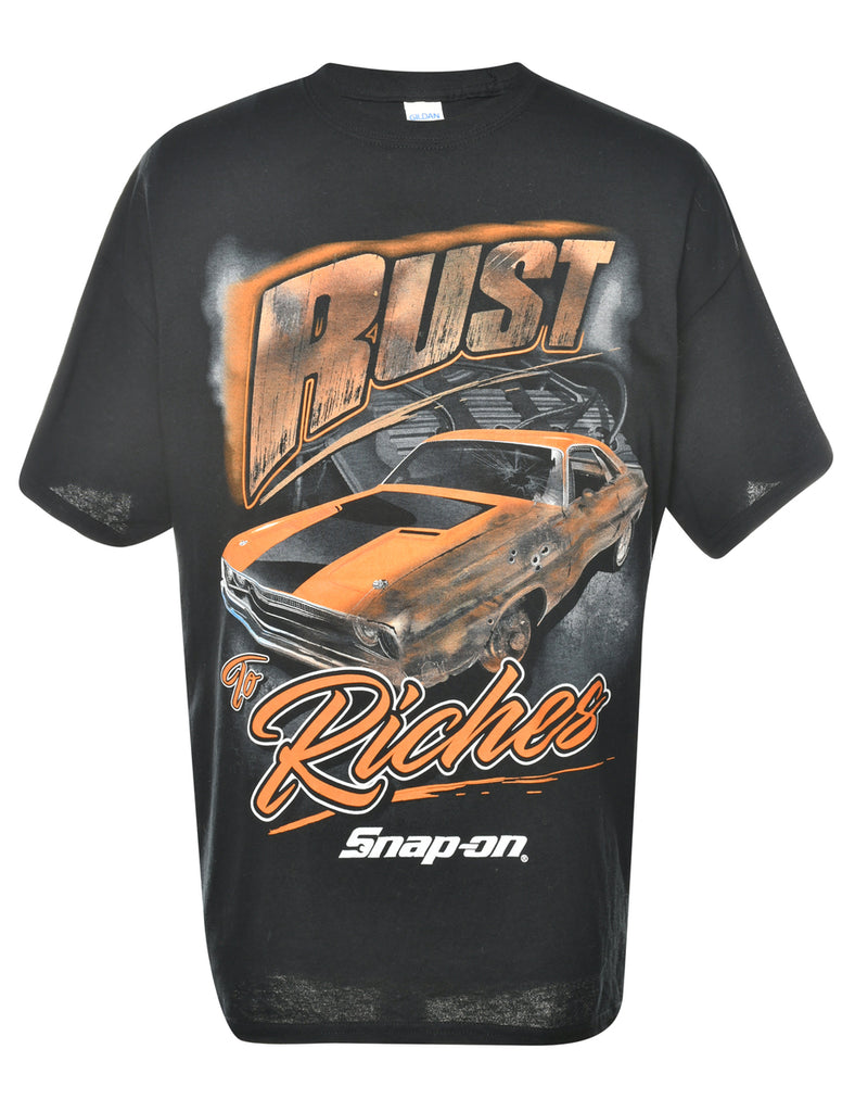Snap On Rust To Riches Printed T-shirt - XL