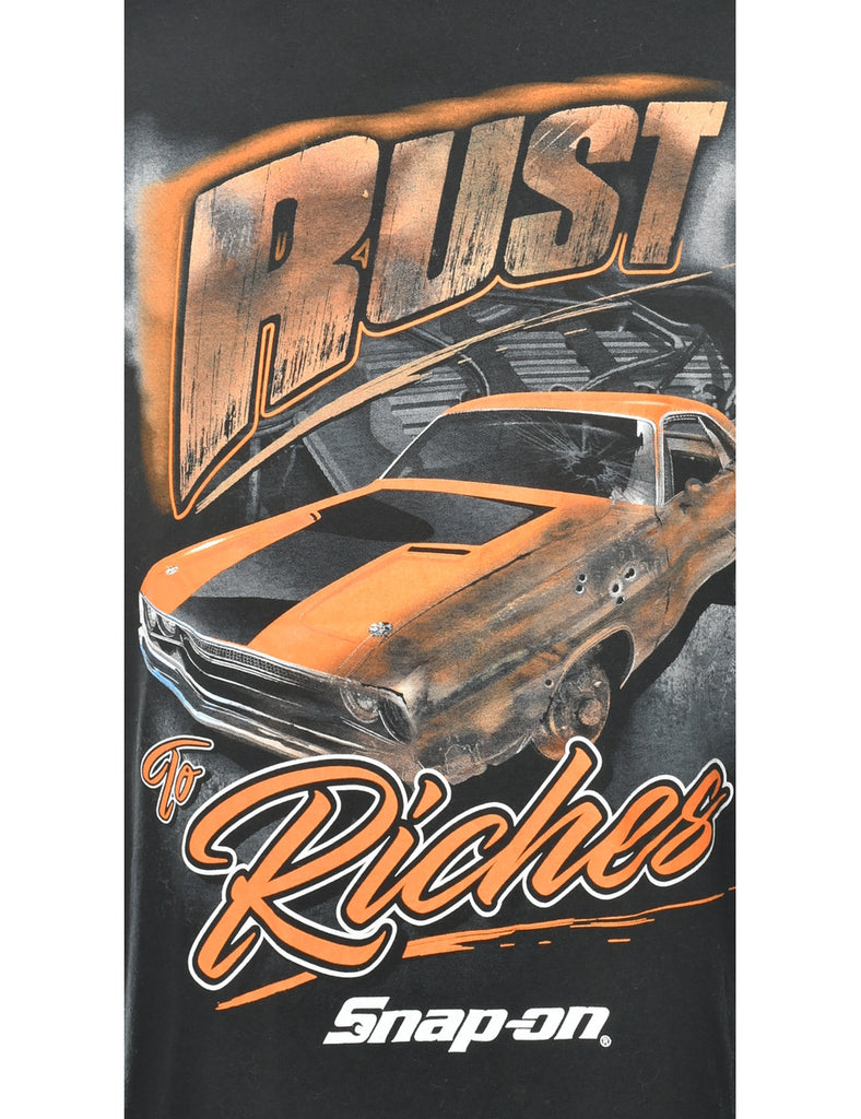 Snap On Rust To Riches Printed T-shirt - XL