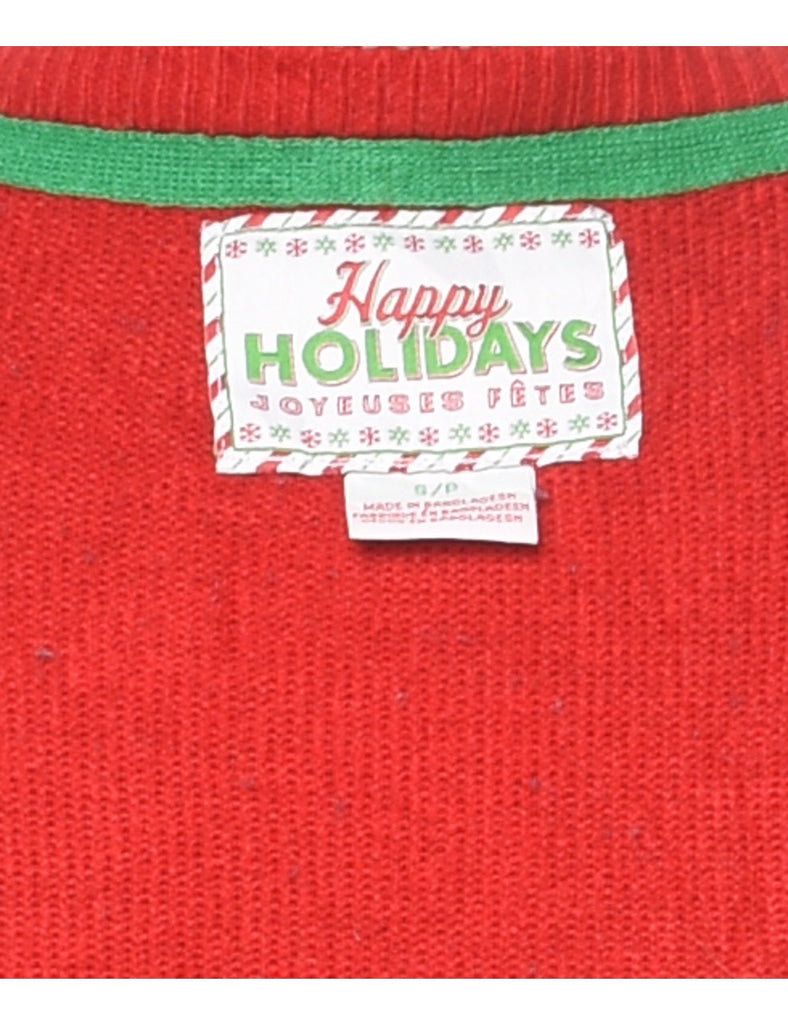 Snowfall Design Christmas Jumper - S