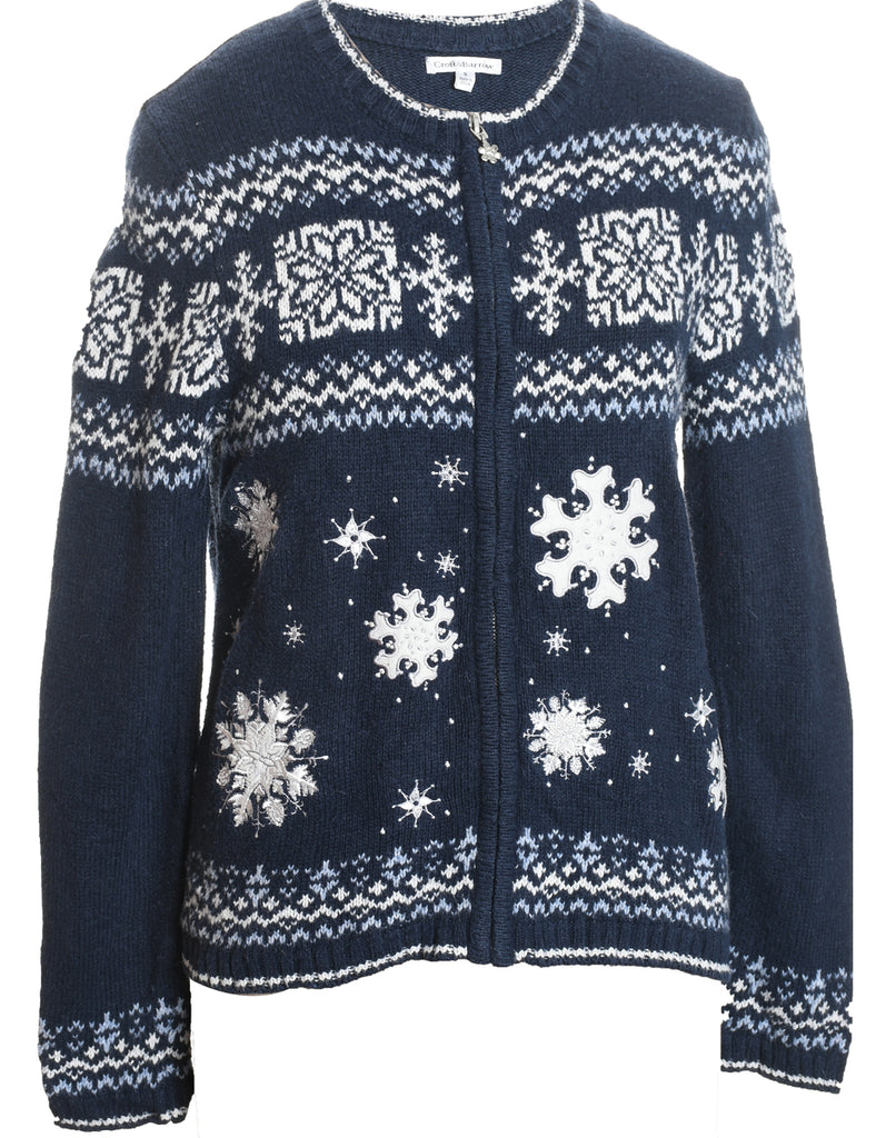Snowfall Design Nordic Cardigan - S