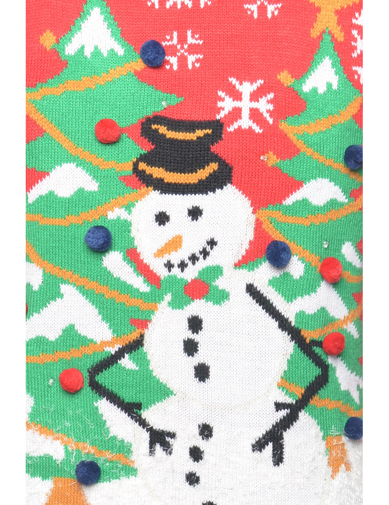 Snowman Christmas Jumper - S