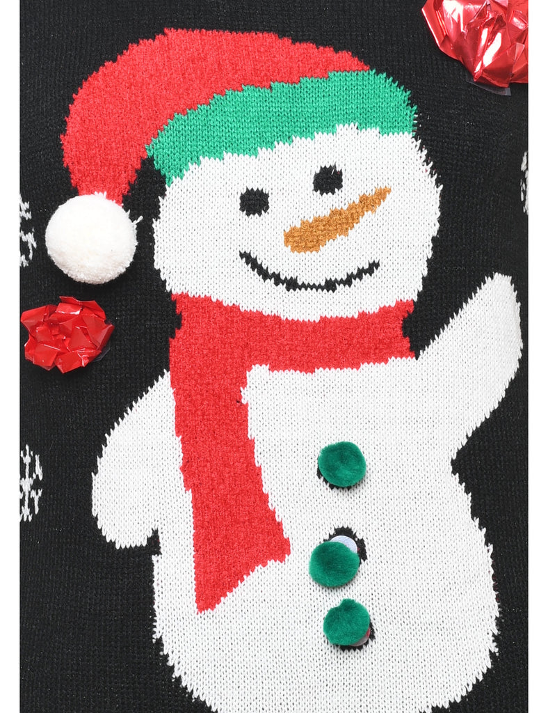 Snowman Christmas Jumper - M