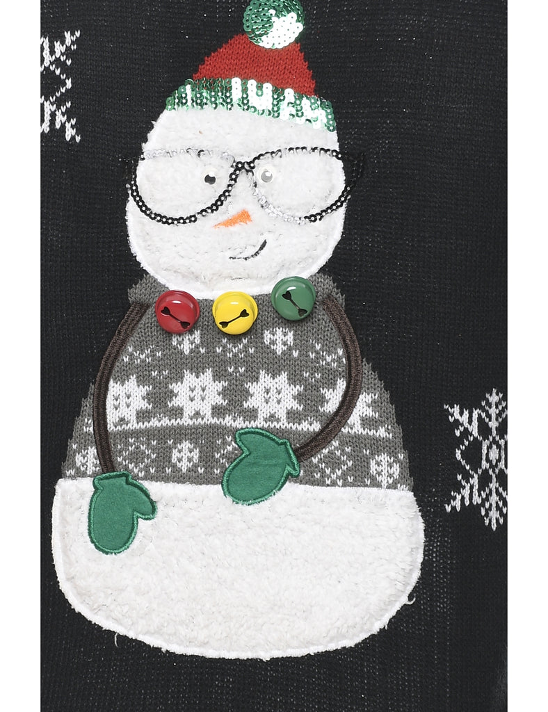 Snowman Christmas Jumper - M