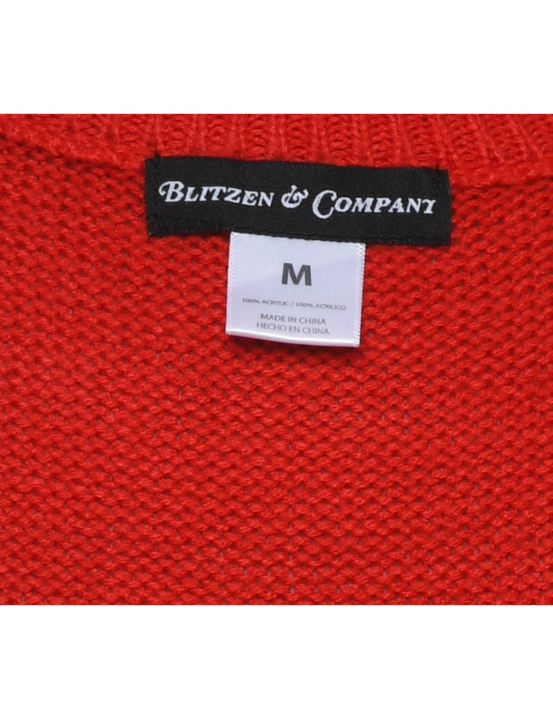 Snowman Christmas Jumper - M