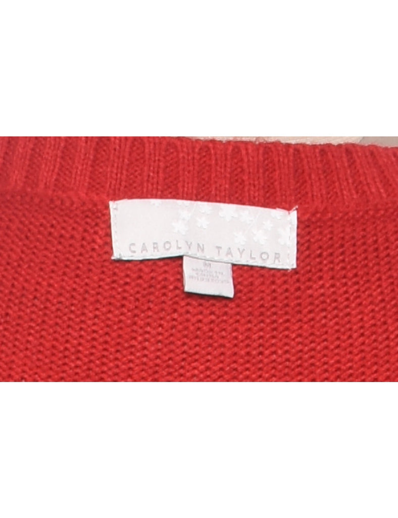 Snowman Christmas Jumper - M