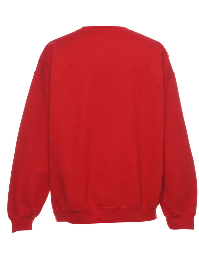 Snowman Christmas Sweatshirt - L