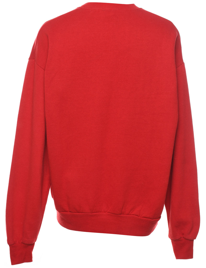 Snowman Christmas Sweatshirt - L