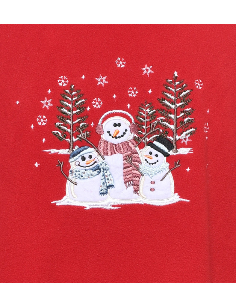 Snowman Christmas Sweatshirt - XL
