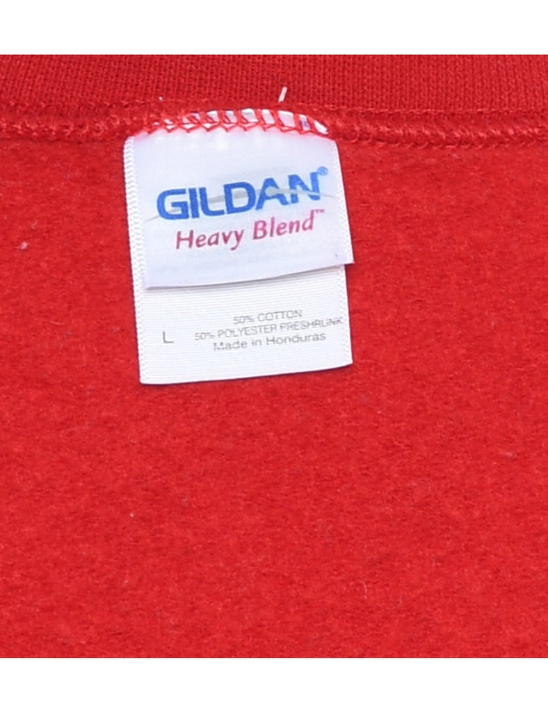 Snowman Christmas Sweatshirt - L