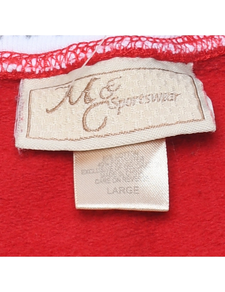 Snowman Christmas Sweatshirt - L