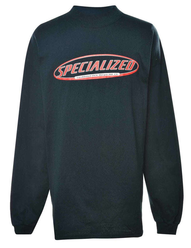 Specialized Printed Black T-shirt - XL