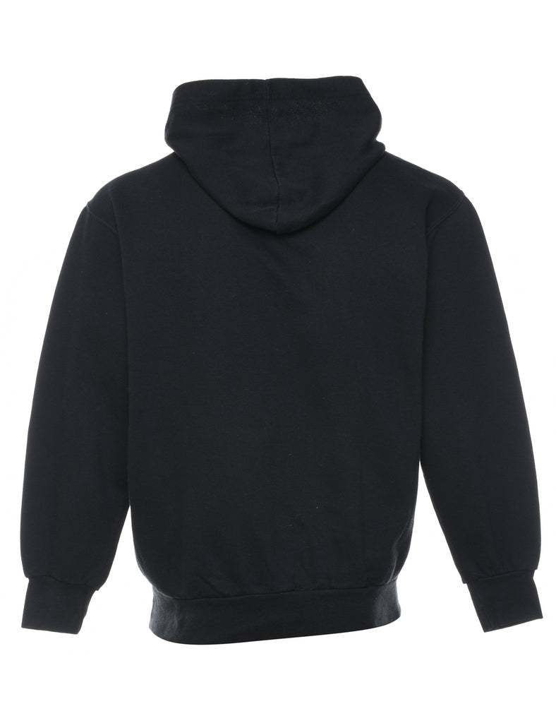 St. Joseph's College Black & White Printed Hoodie - M
