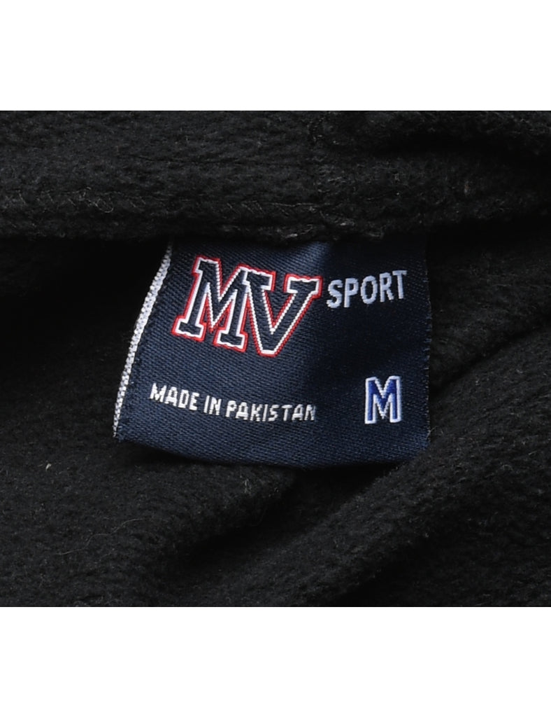 St. Joseph's College Black & White Printed Hoodie - M