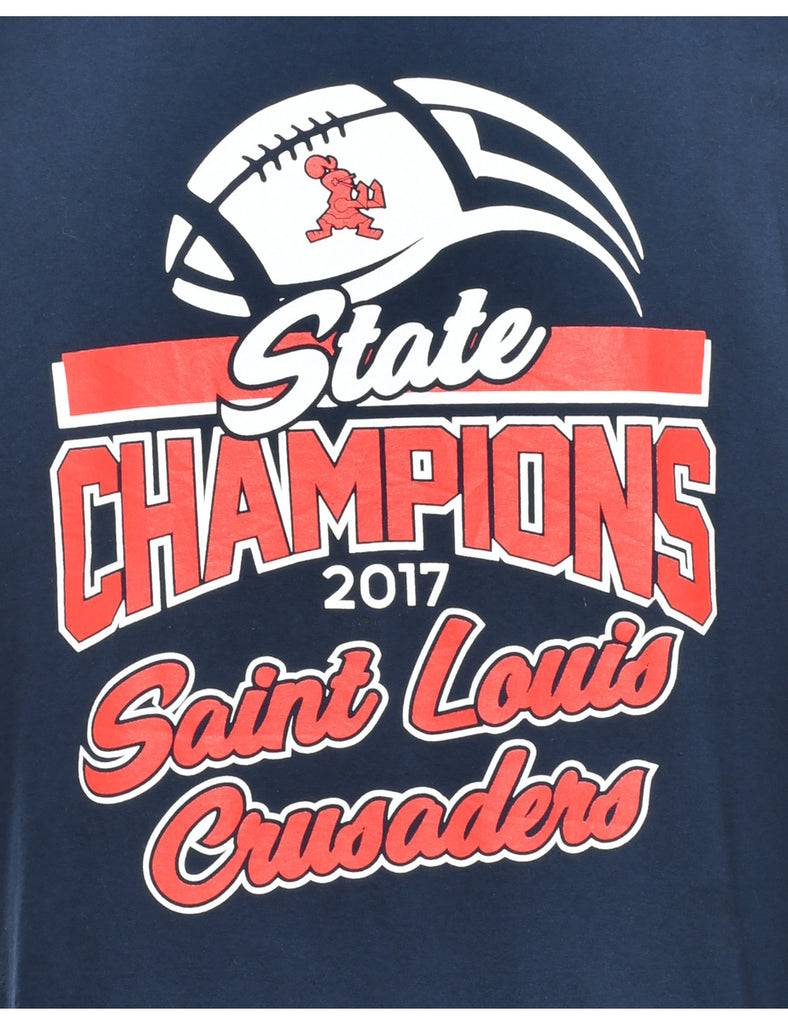 St. Louis Crusaders Printed T-shirt - L