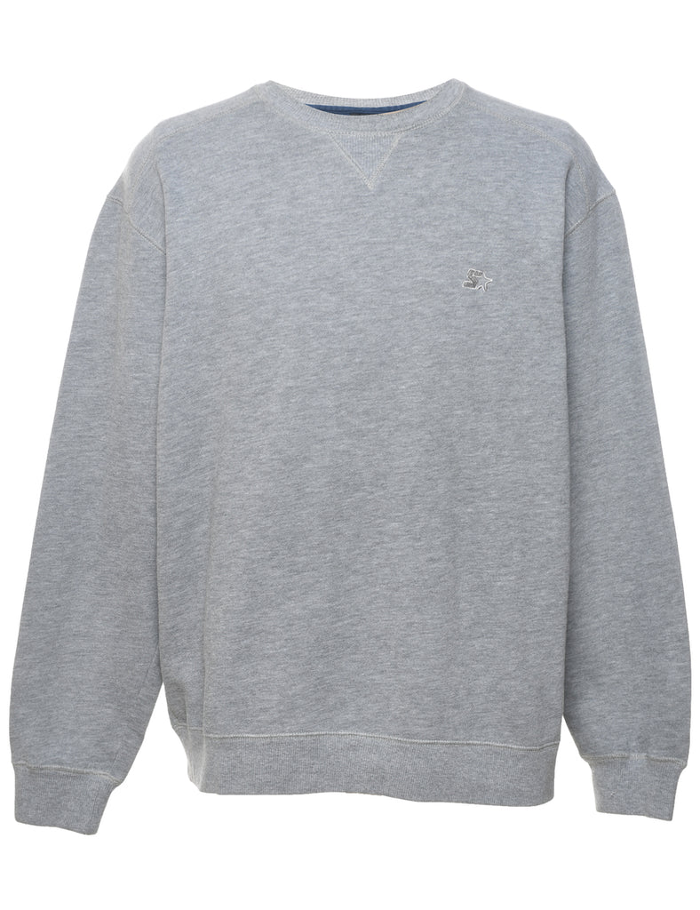 Starter Plain Light Grey Sweatshirt - L
