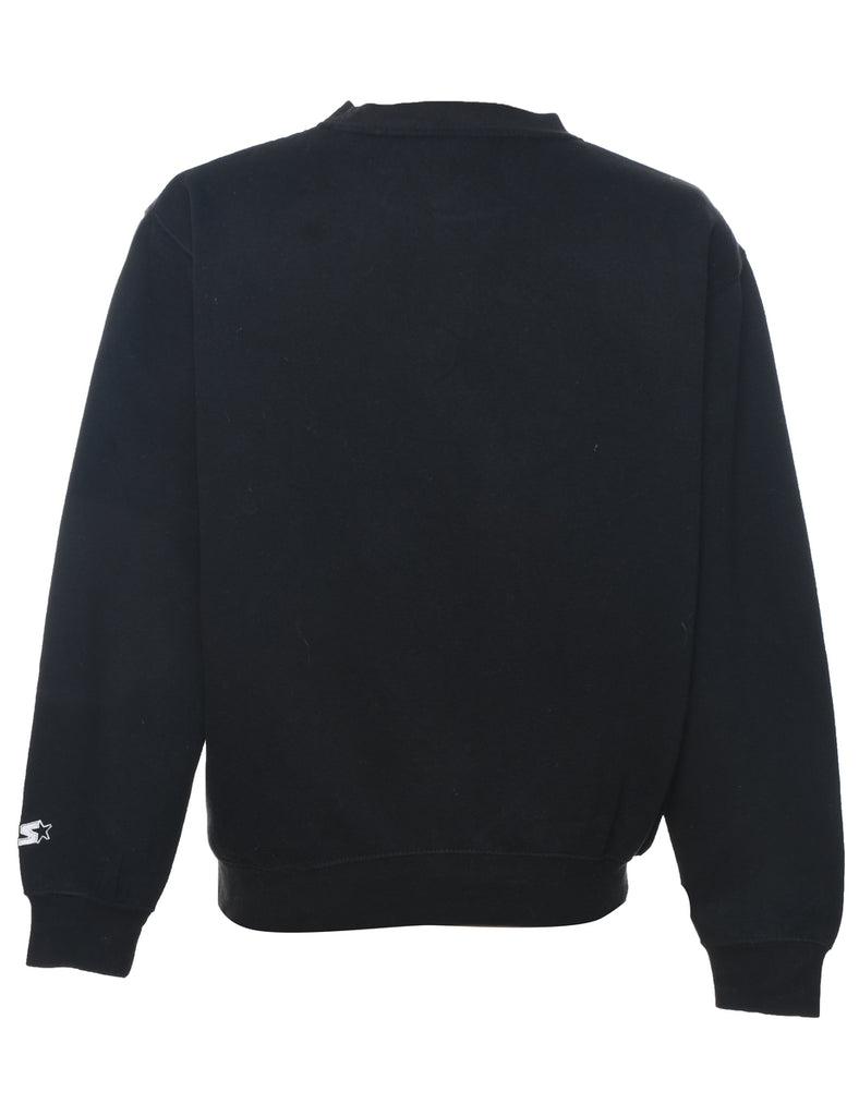 Starter Printed Black & Gold Sweatshirt - S