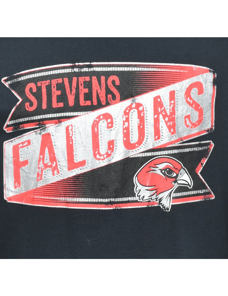 Stevens Falcons Printed T-shirt - L