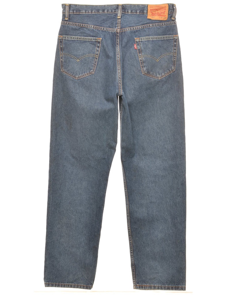 Straight-Leg Dark Wash Levis 550 Jeans - W35 L34