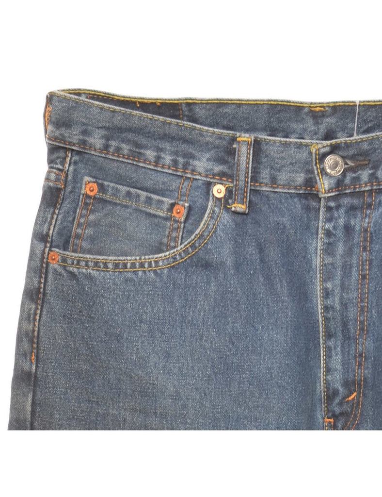 Straight-Leg Dark Wash Levis 550 Jeans - W35 L34
