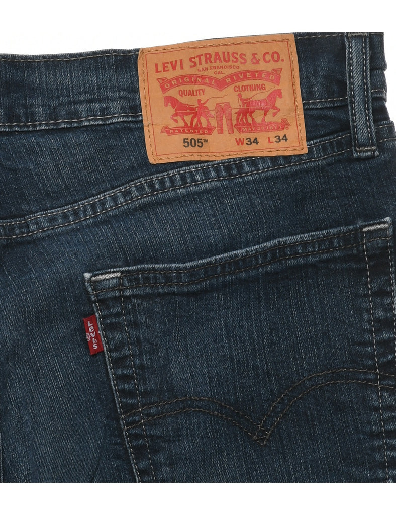 Straight Leg Levis 505 Jeans - W34 L34