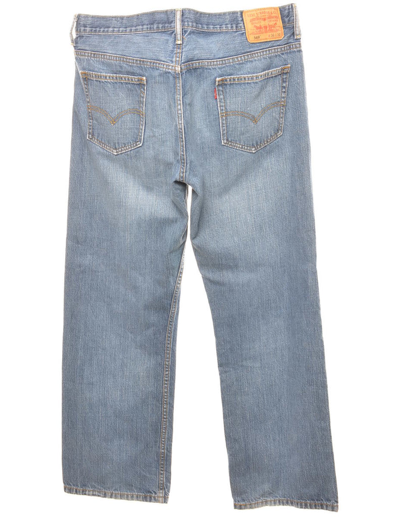 Straight-Leg Light Wash Levi's Jeans - W36 L30